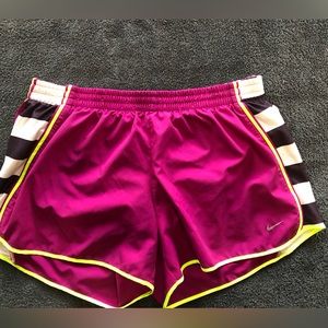Women’s Nike Dri-fit running short with built in liner. XL.